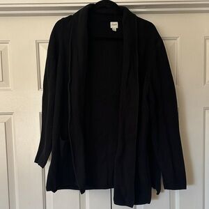 J. Crew Classic Black Sweater Cardigan